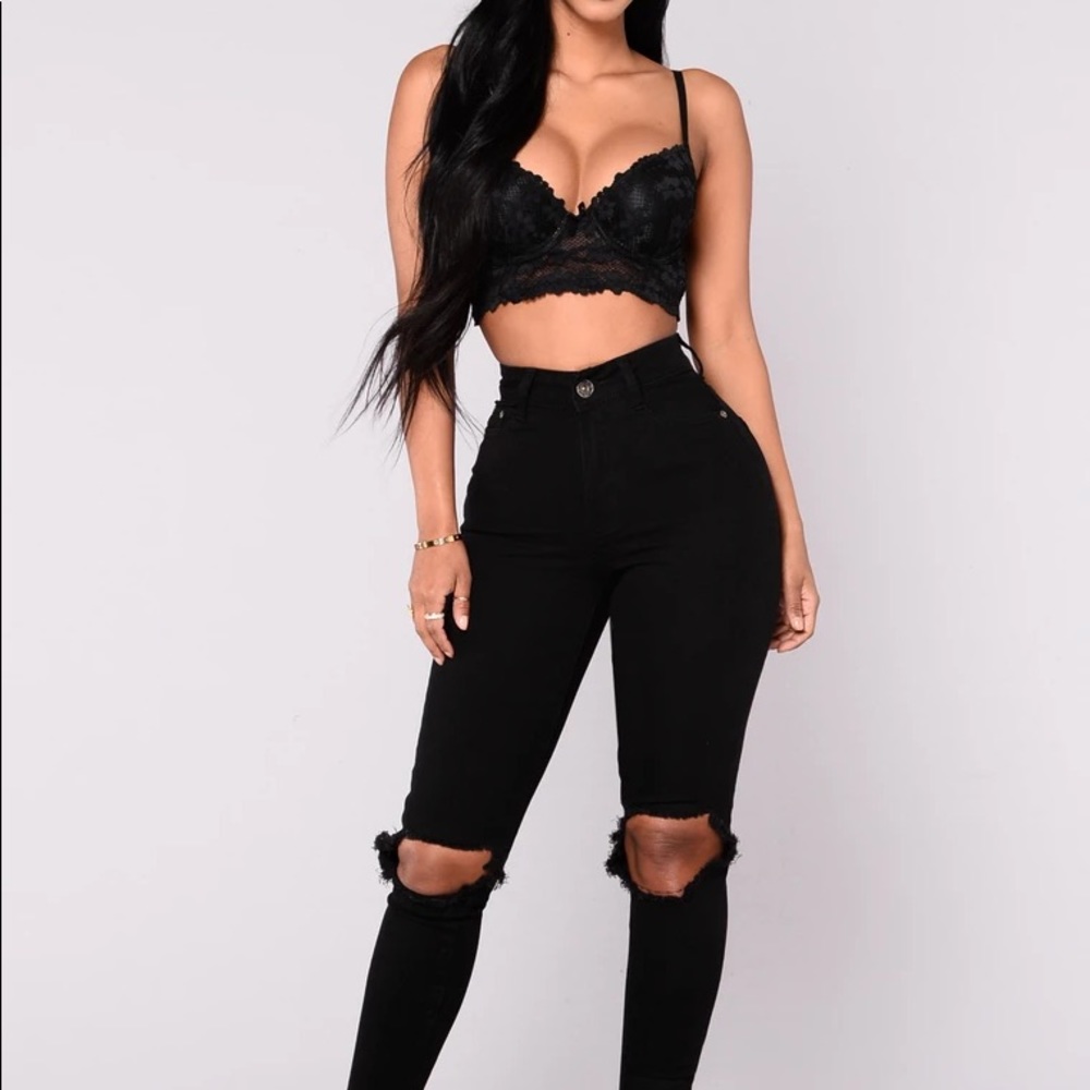 Black Fashion Nova Jeans